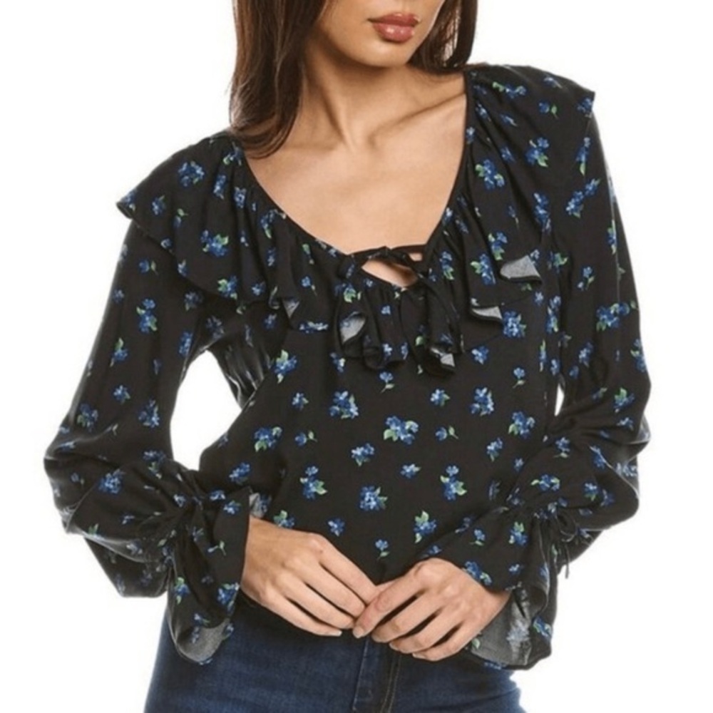WeWoreWhat Ruffle Blouse - NWT - Picture 1 of 5